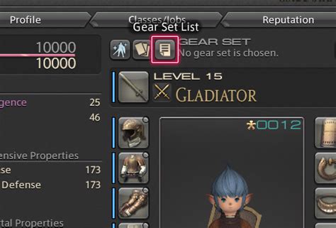 ffxiv macro equip gear set.